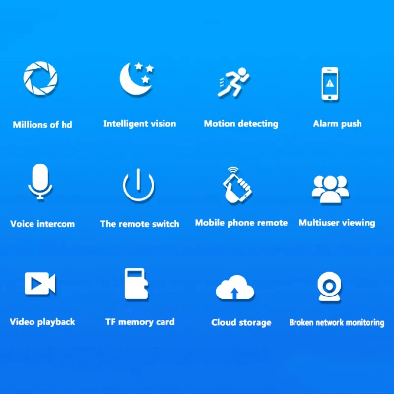 1080P HD Macchina Fotografica del CCTV Impermeabile Baby Monitor A due Vie Audio Microfono di Visio