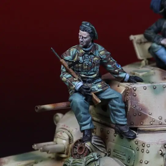 Plus Model Caravan Anhänger Bauwagen Diorama Resin Bausatz Kit 1:35 Art 504