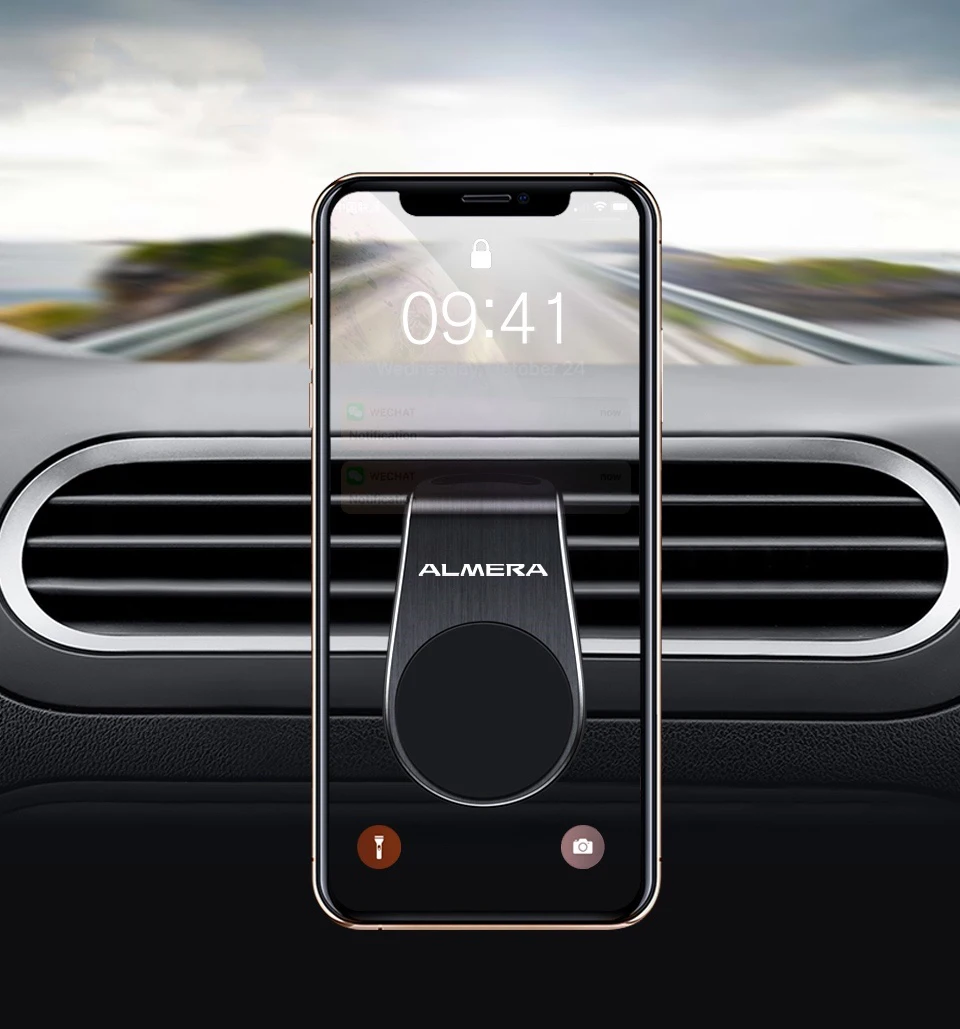 Metal Magnetic Car Phone Holder for Nissan Almera G15 N16 Car Styling Accessories