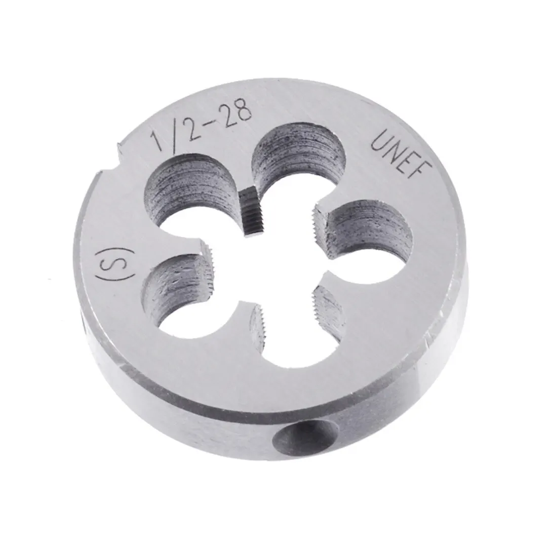 Quality HSS Sliver Machine Hand Tap and Round Die Set Right Hand Tapping Cutting Tool 2 Model for Machining The External Thread