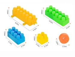 Детский конструктор из строительных блоков, игрушки-головоломки, крупные частицы, строительные блоки для мальчиков и женщин, пластиковые