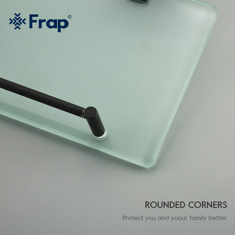 Стеклянные полки Frap для ванной комнаты настенные унитаза корзина шампуня