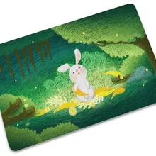 CAMMITEVER мультфильм кролик коврики коврик для входной двери Противоскользящий ковер кухня декоративный коврик ковры ремесла