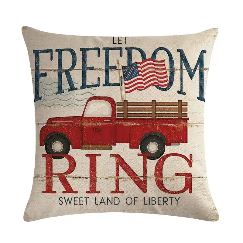 45x45 Square Pillow Cover Pumpkin Cushion Case Toss Pillowcase Pillows Christmas Style Car Pattern Pillow Case Decor - Цвет: 20