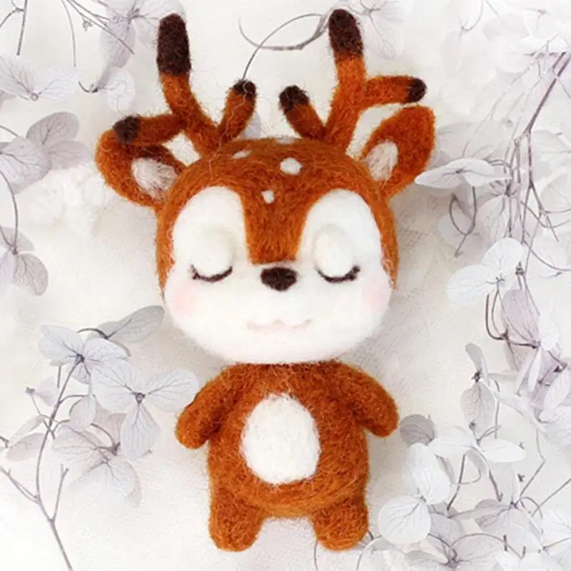 Non-Finished Felt Kit for needle felting kit,wool felting kit,needle felting painting kit