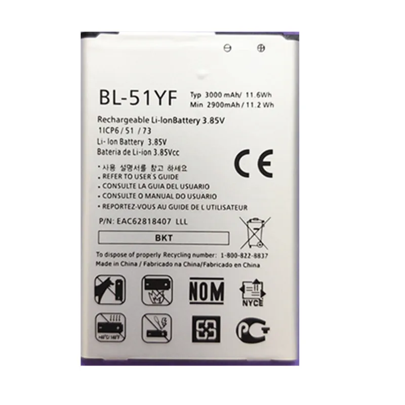 BL-51YF Аккумулятор для LG G4 H815 H818 H810 VS999 F500 аккумулятор телефона 3000 мАч | Мобильные