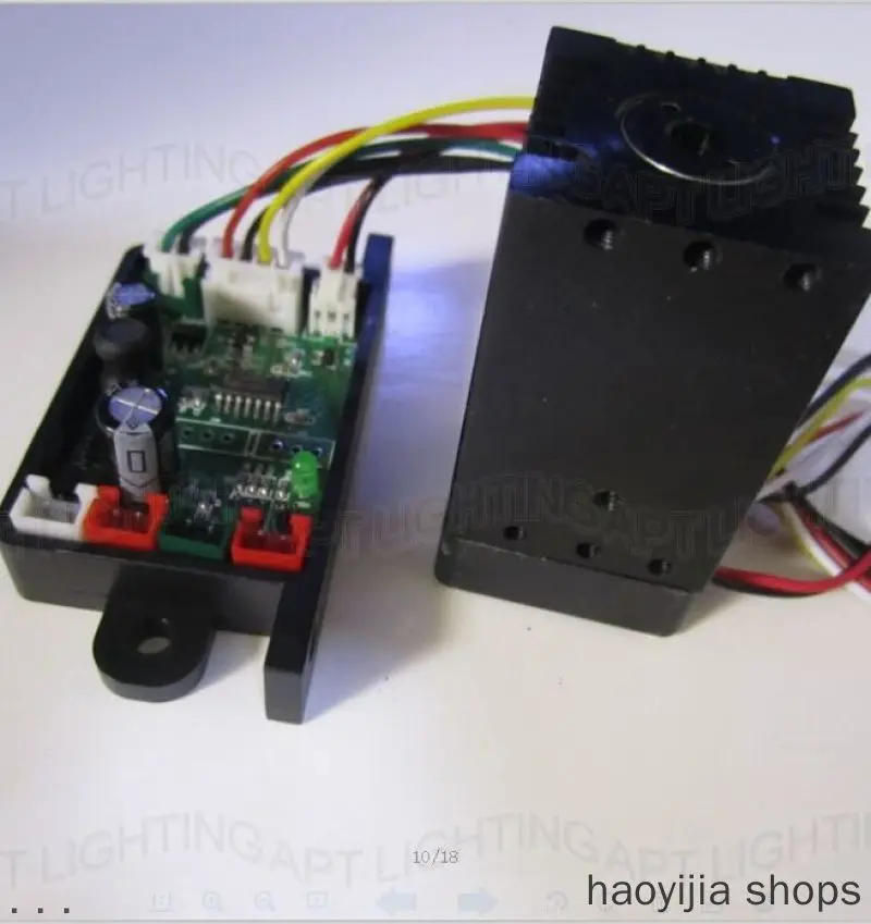 

New 532nm Green Laser Module Stage Light TTL DC 12V Luke Laser Bulb Super Laser Stable RGB Laser Head Module Diode Laser