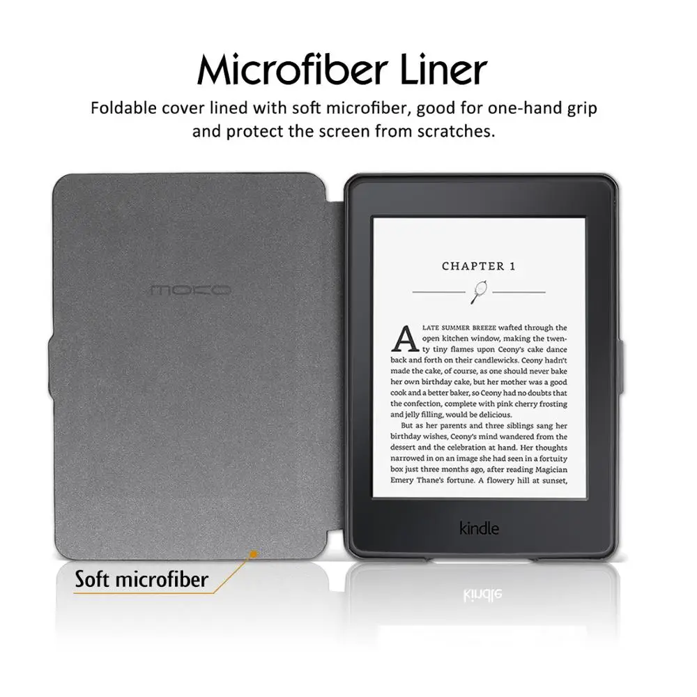 Чехол Moko для Kindle Paperwhite чехол из искусственной кожи премиум класса с функцией