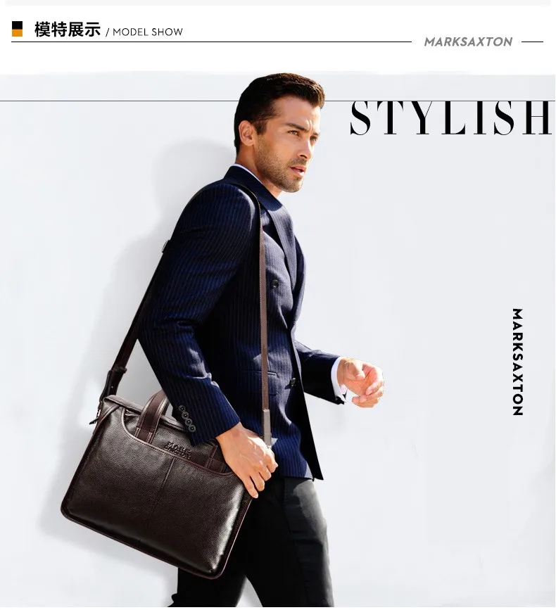 High Quality leather briefcase bag