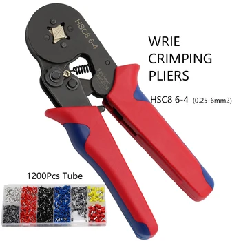 

Hand Tools Crimping Tools Pliers Electrical Tubular Terminals Wire Stripper Pliers Clamp Tools Set With 1200Pieces Tube In Box