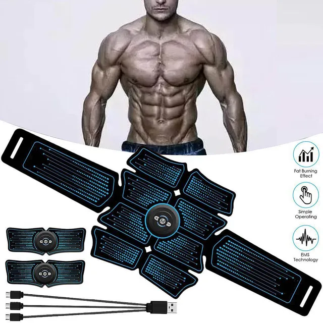 US $28.15 Gym EMS Muscle Electro Stimulator Electrostimulator Abdominal Electric Massager Training Apparatus 