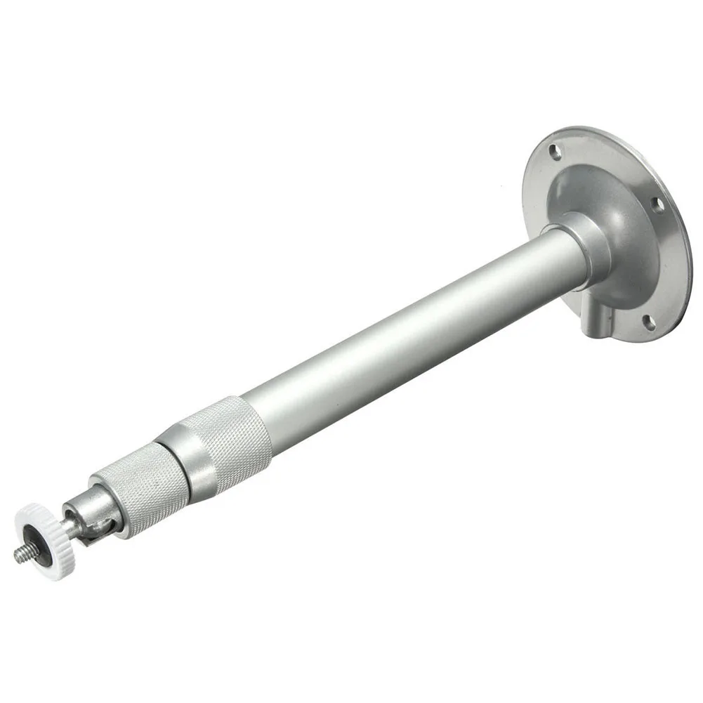Серебристый Универсальный 20-40 см проектор потолочный Настенный алюминиевый кронштейн 15 кг Емкость PUO88 - Цвет: Серебристый