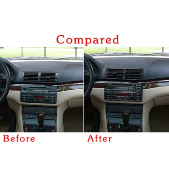 

Interior Center Frame trim Decal Accessory Auto Carbon Fiber Practical