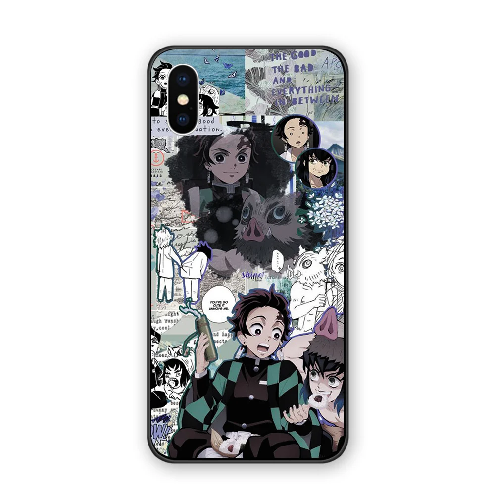 Kamado Nezuko Kimetsu no Yaiba Demon Slayer чехол для телефона чехол для iPhone 5 5S SE 6 6S 7 8 X XS XR 11 Pro Max силиконовый чехол из ТПУ