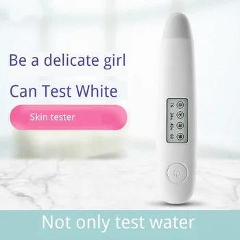 

LCD Digital Skin Moisture Analyzer Facial Oil Content Tester Face Fairness Measurer Skin Condition Monitor 3 In 1 Rechargable