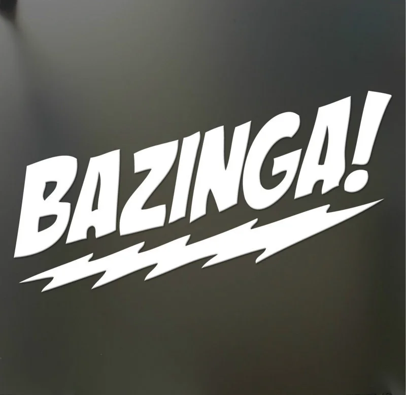 BAZINGA! BAZINGA Забавный Дрифт JDM грузовик окно бампер Jew128