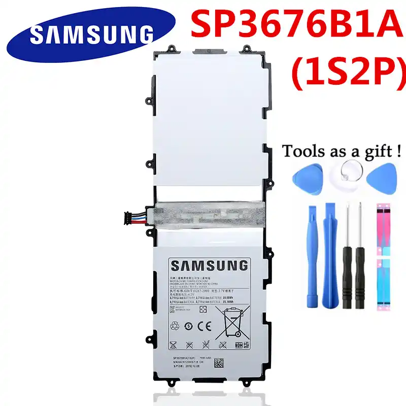 Samsung Original Battery Sp3676b1a For Samsung Galaxy Tab 10 1 S2 N8000 N8010 N80 N8013 P7510 P7500 P5100 P5110 P5113 7000mah Mobile Phone Batteries Aliexpress