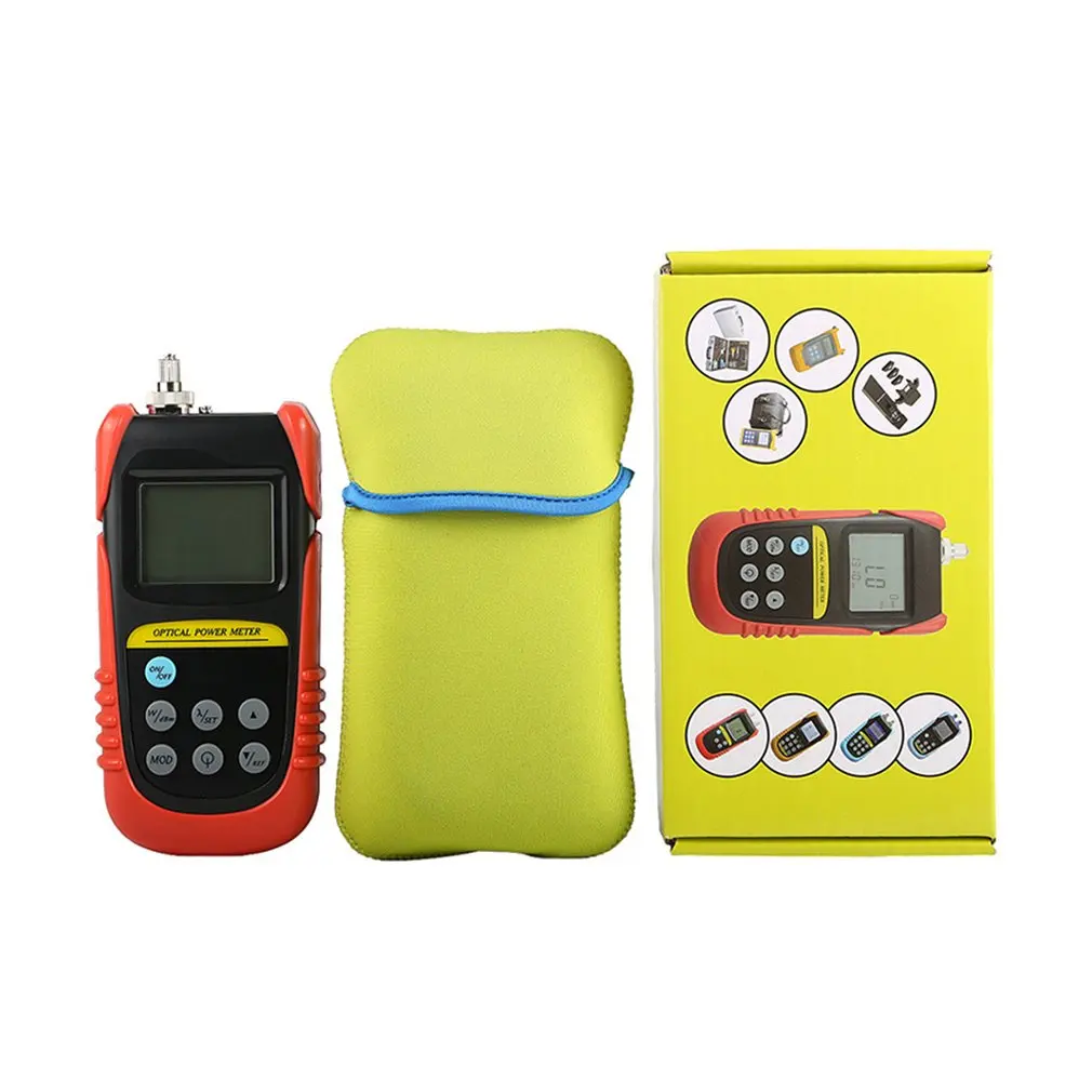 

AUA-706R Optical Power Meter Fiber Optic Light Decay Tester Light Multimeter with SC / FC Connector Light Source