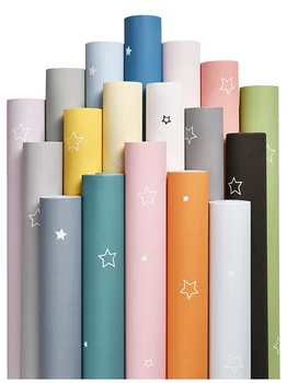 

Northern European Simple Self-Adhesive Wallpaper Wallpaper Self-Adhesive Waterproof, Moisture-Proof Mildew-Proof for Home Use