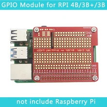Плата расширения Raspberry Pi Proto HAT Shield также для Raspberry Pi 4 Модель B красный RPI GPIO Плата для UNO R3 Raspberry Pi 3B+/3B