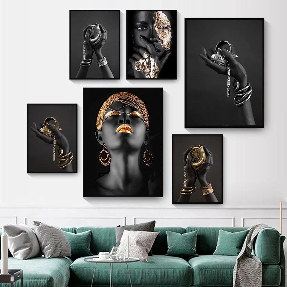 Home Decor black mural art 