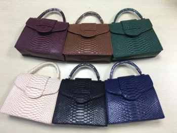 

Luxury Fashion New Arrival Snake Clutch Bag Women Snake Pattern Leather Messenger Bags Python Hot Sale Lady Clutch Bags