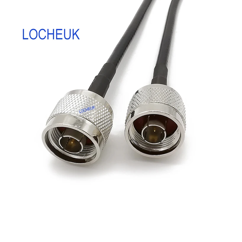 

Low-loss RF Coaxial LMR195 Cable N Type Male Plug to N Male Plug Connector Antenna Extension Pigtail Jumper Cables LMR195 50Ω