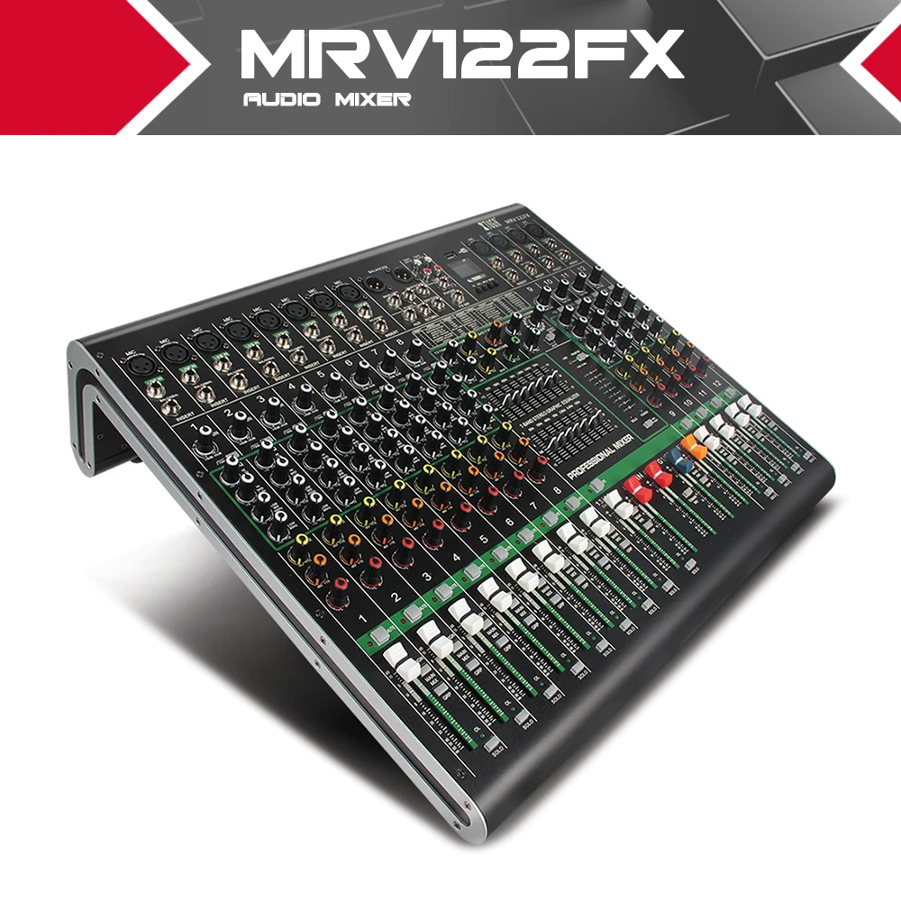 XTUGA MRV122FX 12 канальная звуковая панель микшера ультра модная из всех металлов