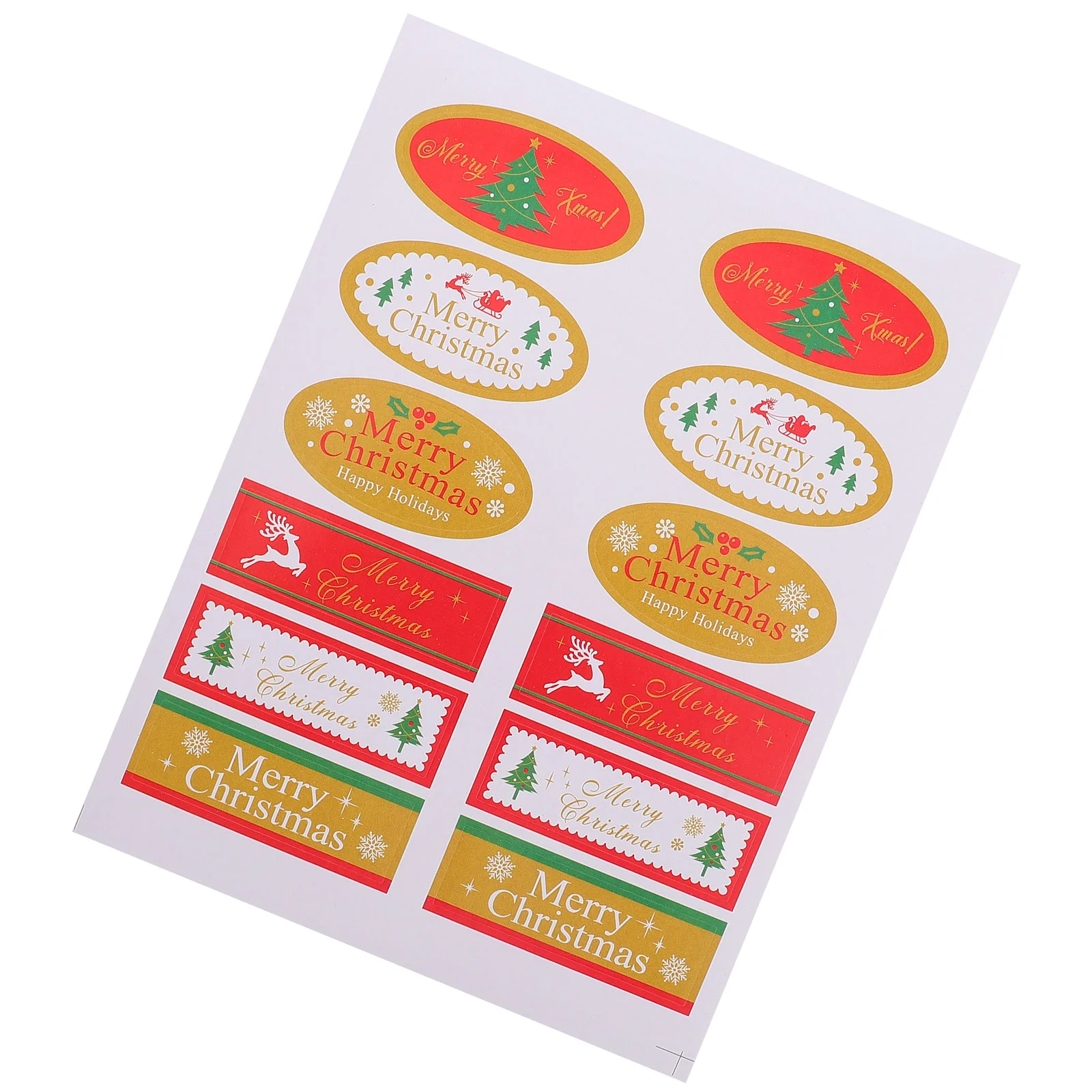 [Распродажа] 20 листов рождественских декоративных наклеек восхитительные