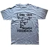 New Funny Cotton Short Sleeve T Shirt Cotton Print Tee I Give Negative Feedback Computer Engineer T-Shirt ► Photo 3/6