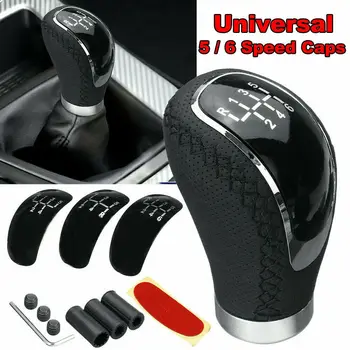 

5/6 Speed Car Universal Manual Gear Stick Shift Knob Shifter Lever Black Durable Automotive Interior Accessories