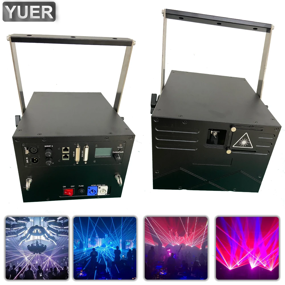 

Лазерсветильник прожектор DMX512, 12 Вт, 15 Вт, 40 К, с Wi-Fi управлением