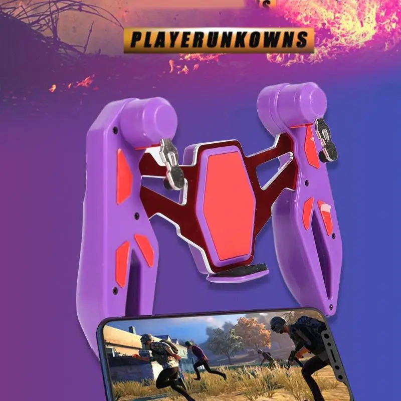 Peace Elite Heat Sink Mobile Gamepad Joystick L1 R1 Trigger Shooter for PUBG Ergonomic Grip Comfort