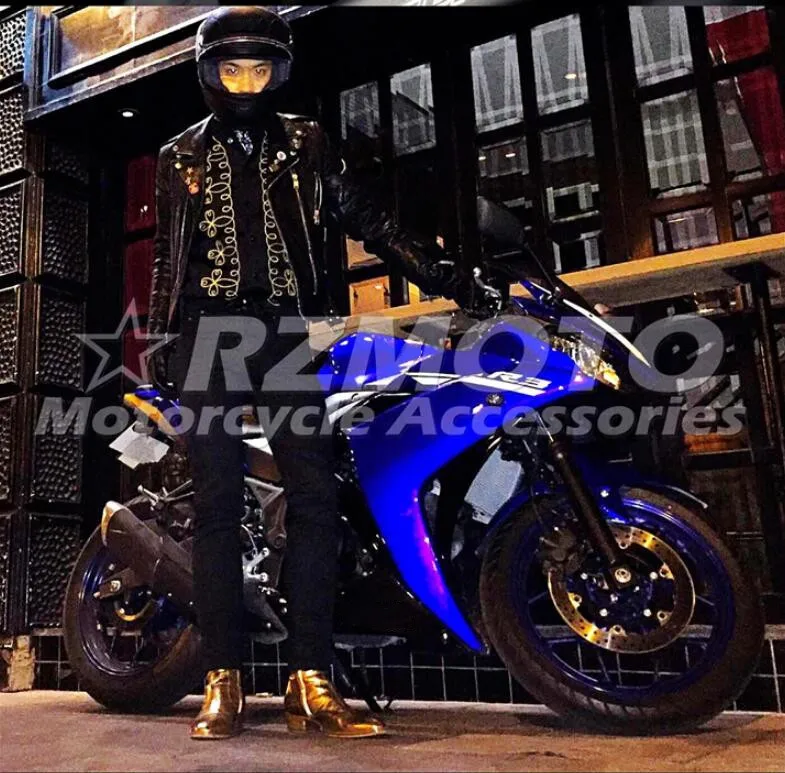 4 подарки стиль ABS литьевая форма для мотоцикла Обтекатели подходят для YAMAHA R3 R25- 15-19 обтекатель кузова набор на заказ синий