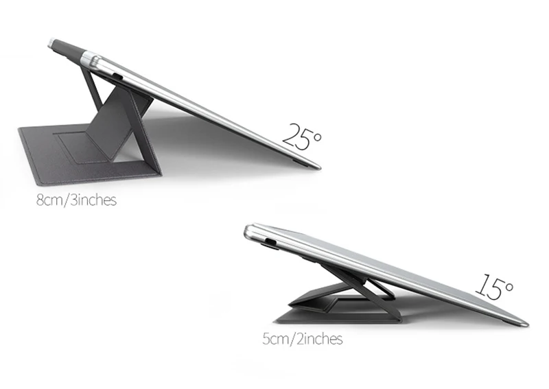 Портативная подставка для ноутбука регулируемая ультра тонкая подставка для ноутбука Складная невидимая Подставка для планшета для iPad Macbook ноутбука