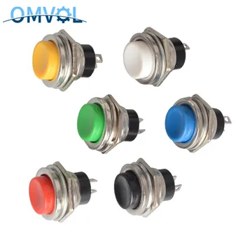 

6pcs Momentary OFF-(ON) 16mm Push Button Switch