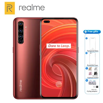 Перейти на Алиэкспресс и купить Смартфон Realme X50 Pro, 256 ГБ, 12 Гб, Snapdragon 865, 4200 мАч, 65 Вт, быстрая зарядка, четыре камеры 64 мп, NFC