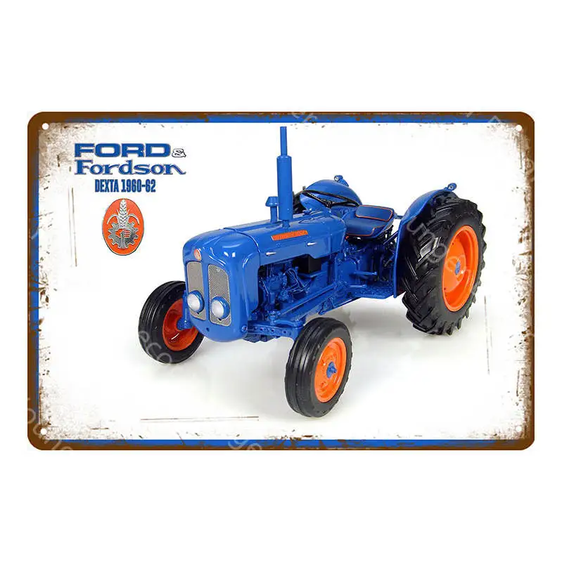 Farmall сельскохозяйственные тракторы металлические оловянные знаки сельскохозяйственная машина сельскохозяйственная табличка настенная живопись плакат Паб Клуб Гараж Декор YH064 - Цвет: YD9540H