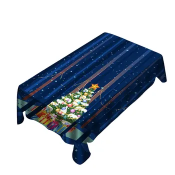 

Christmas Tablecloth/Chair Cover Digital Printing Christmas Table Decoration силиконовая скатерь noel decoration table 2021