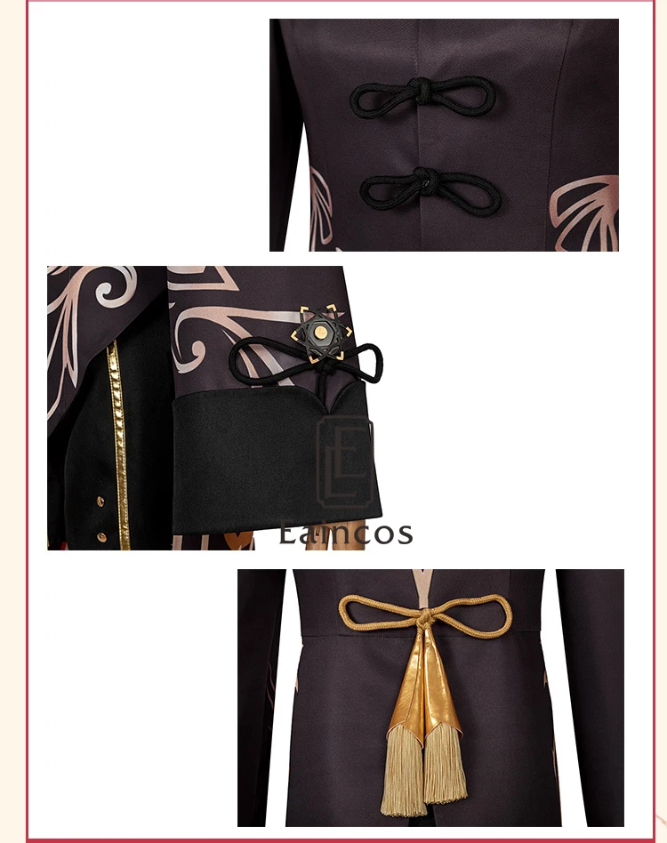 Eaincos Game Genshin Impact Hu Tao Cosplay Costume Anime Outfits Dress Halloween Carnival Women Girl Uniforms -Zentai shop online H32d6f83d2c154f38b5c19b823c06998c7.jpg