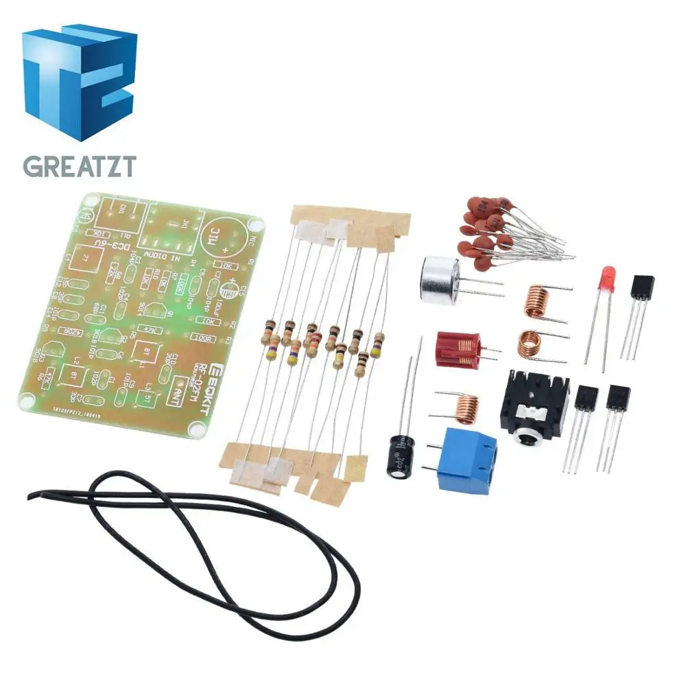 TZT 88-108MHz FM модуляция частоты беспроводной микрофон модуль DIY наборы передатчик