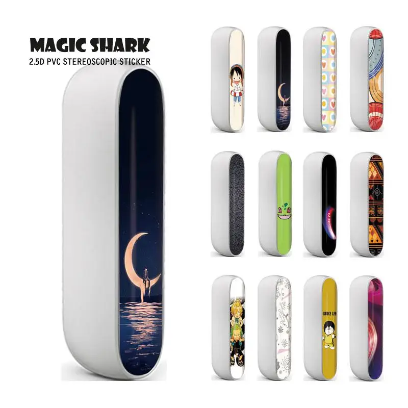 

Magic Shark Cristiano Messi Ronaldo Naruto Doraemon One Piece Bumpy PVC Case Cover Sticker for IQOS 3 3.0