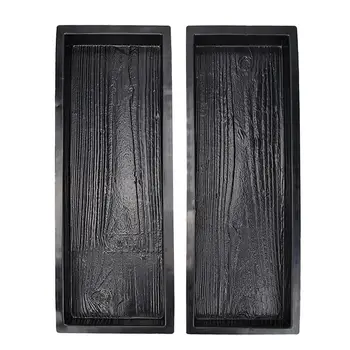 

Wood Grain Path Maker Paving Cement Mould Courtyard Park Road Pavement Mold Paving Mould Road Concrete Molds DIY Stepping Stone