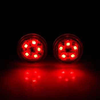

2 Pcs Universal Car 5 LED Warning Lamps Door Opening Car LED Warning Lamp Anti-Collision Sensing Safely Signal Light