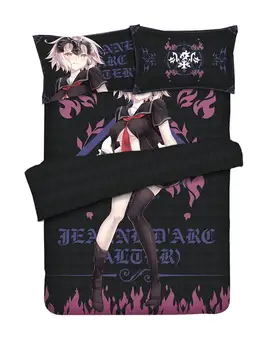 

Fate/EXTRA Jeanne d'Arc (Alter) waifu Anime character 3d bed sheets and pillowcases