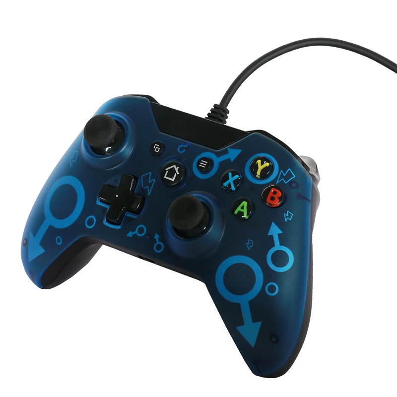 USB проводной контроллер с двойной вибрацией для microsoft Xbox One контроллер геймпад джойстик для ПК Windows 7 8 10