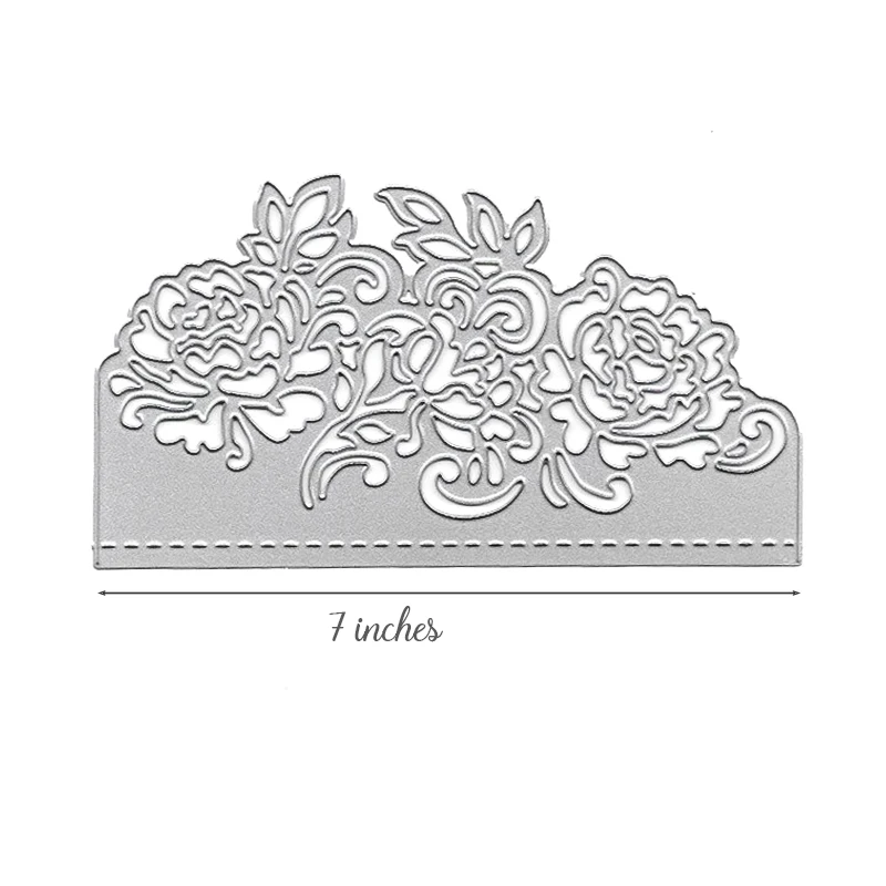  Flower Edge Die Cuts for Wedding invitation Metal Cutting Dies Scrapbooking New 2019 Handmaking Car - 4000091265456