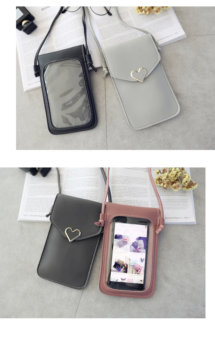 Чехол для телефона с сенсорным экраном, кожаная сумка на плечо для Xiao mi Red mi Note 7 5 6 8 Pro Pocophone F1 mi 8 mi A2 Lite 6X mi 9 SE 9t чехол