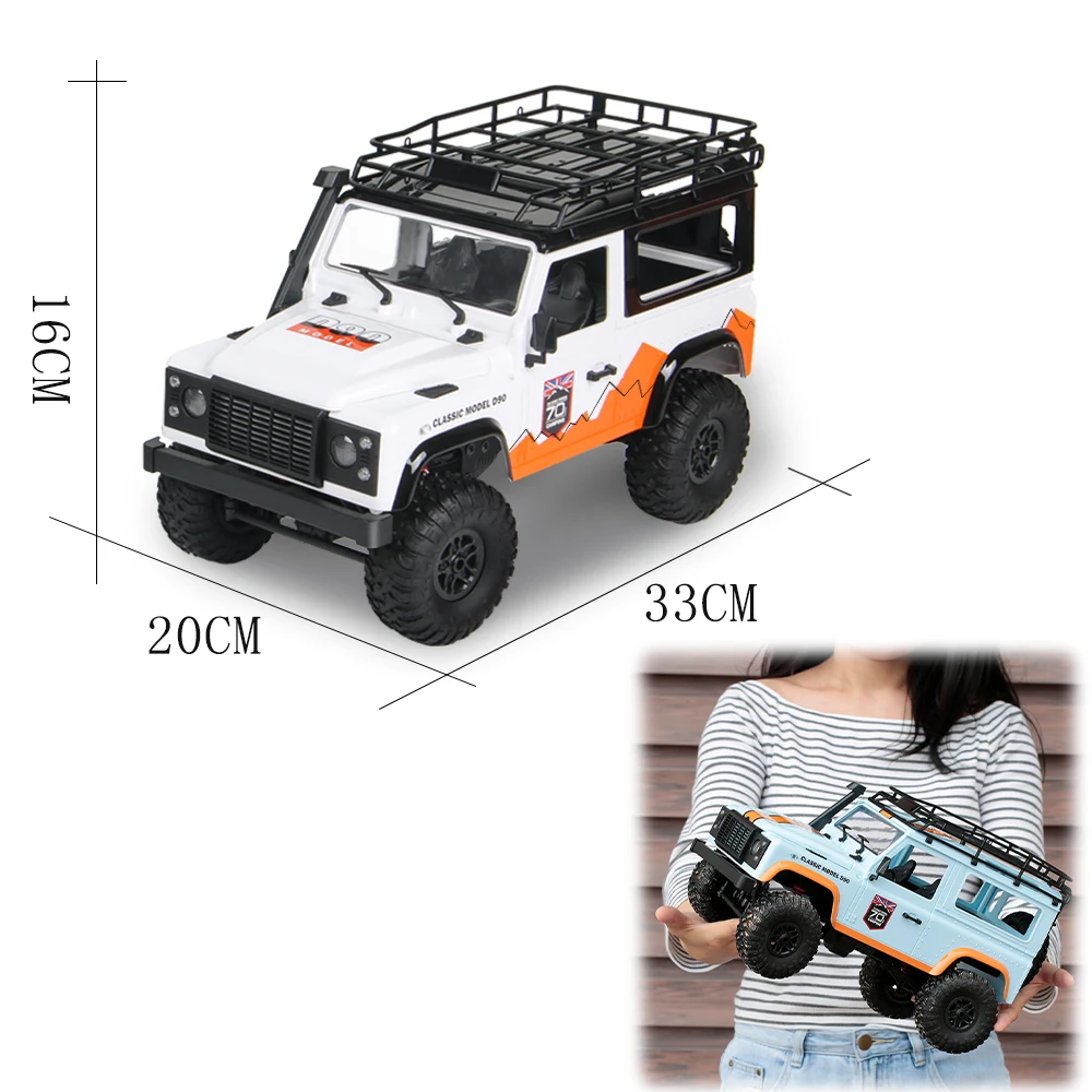 MN-99 1/12 4WD 2,4 ГГц внедорожный грузовик RC Рок Гусеничный с фар игрушка RC Truck для взрослых и детей