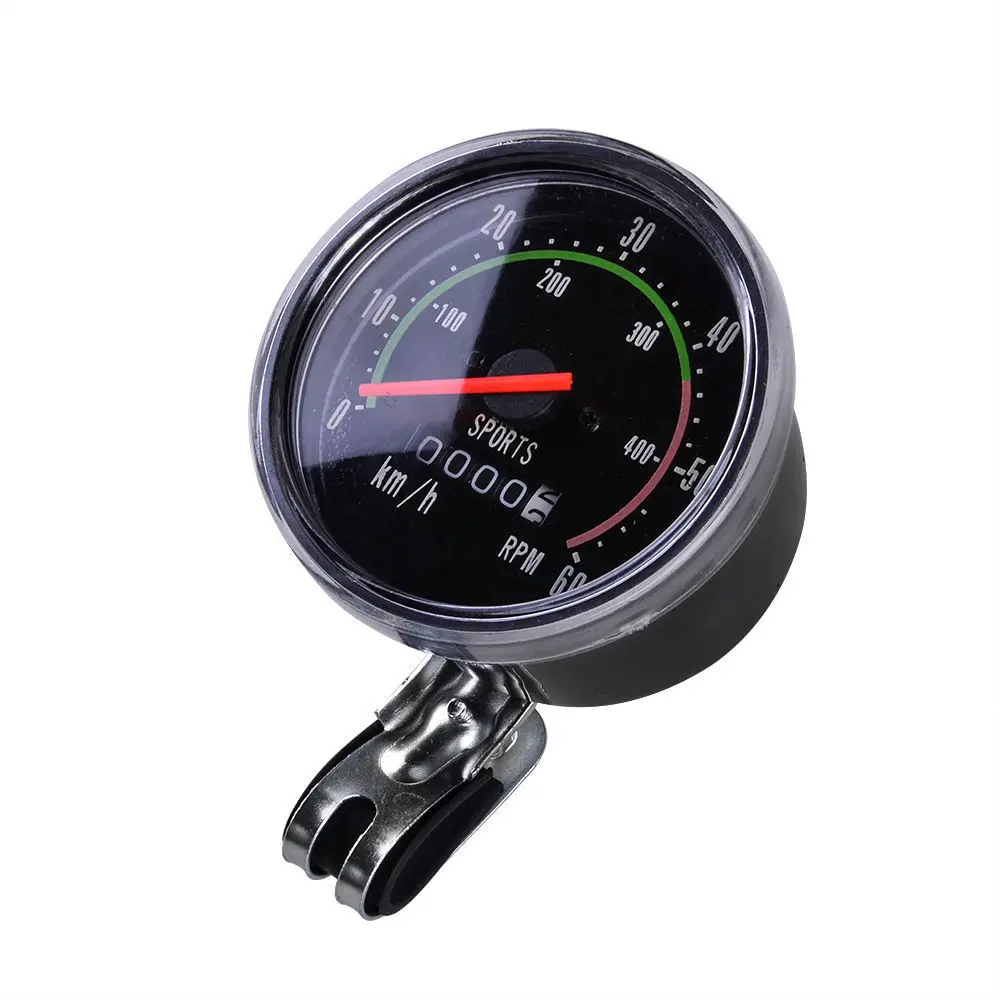 Compteur De Vitesse Mécanique Pour Vélo - Design Rétro En Alliage - Sans Pile - Avec Câble 79 Cm - Compatible VTT, Route Et Vélos Pliants